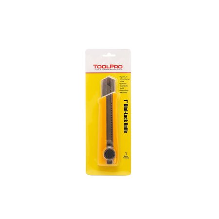 Toolpro 1 in Dial Lock Snap Knife TP55080